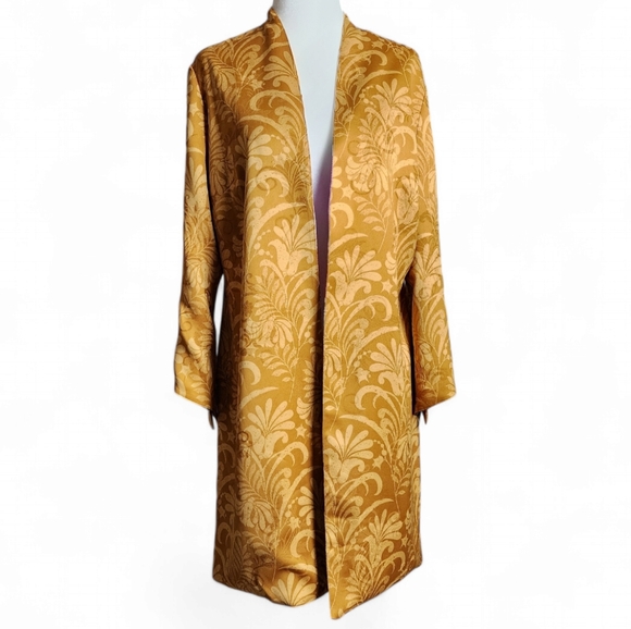 Chicos Women's Cheveron Multicolor Striped Reversible Kimono - Picture 10 of 10